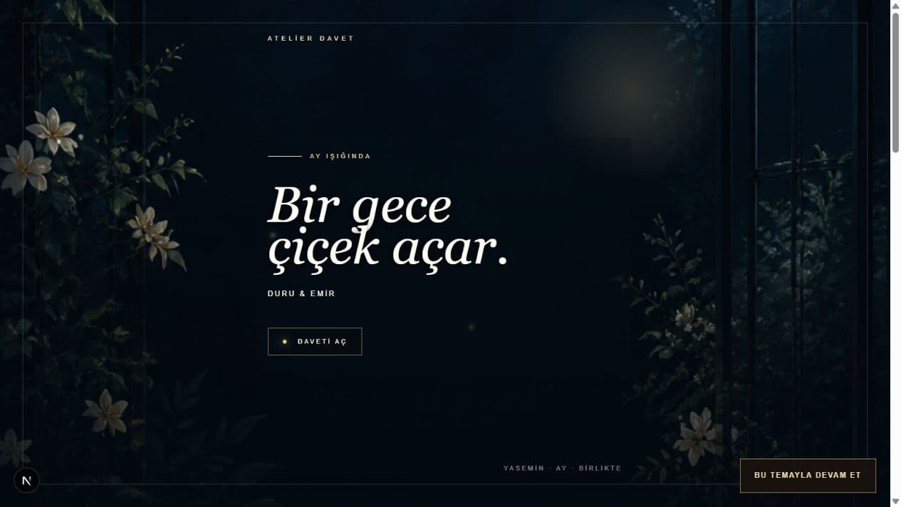 Ay Işığı Serası tema önizlemesi